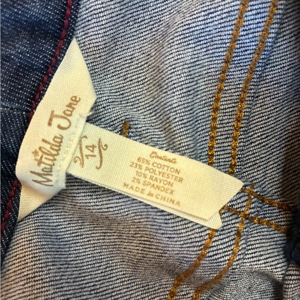 Matilda Jane Jeans, Women’s Size 14, 5-Pocket, Excellent Used Condition, Size 14 - Picture 5 of 9